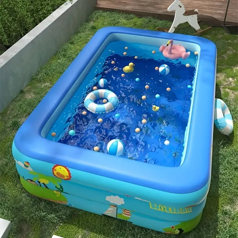 🌊Piscine Gonflable Enfant et adolescents 210 x 150 x 60 cm – Le bonheur des petits à la maison