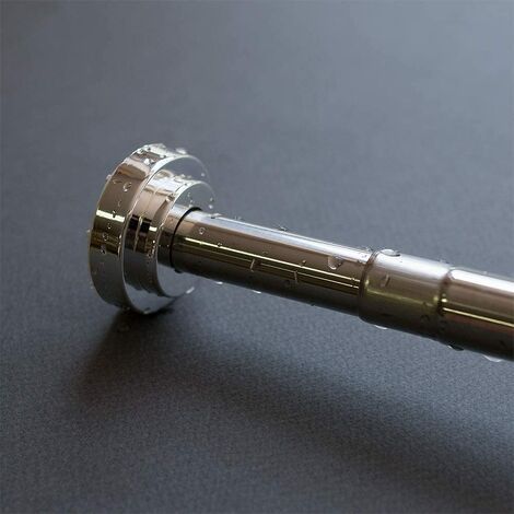 Tringle de Douche Extensible de 3m en Acier Inoxydable – Installation Sans Perçage