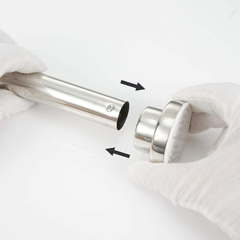 Tringle de Douche Extensible de 3m en Acier Inoxydable – Installation Sans Perçage