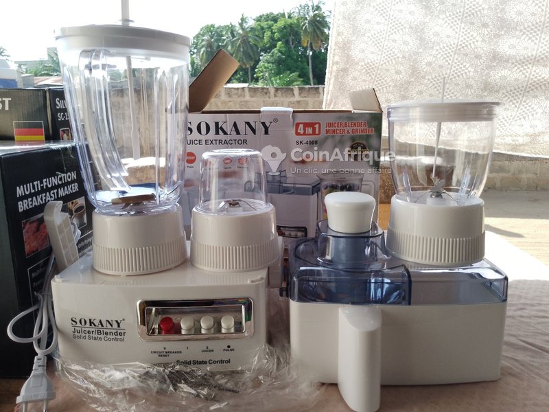 Mixeur et Extracteur de jus 4 en 1