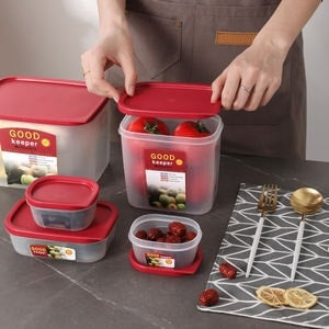 Boîte de rangement de 10 pieces en plastique