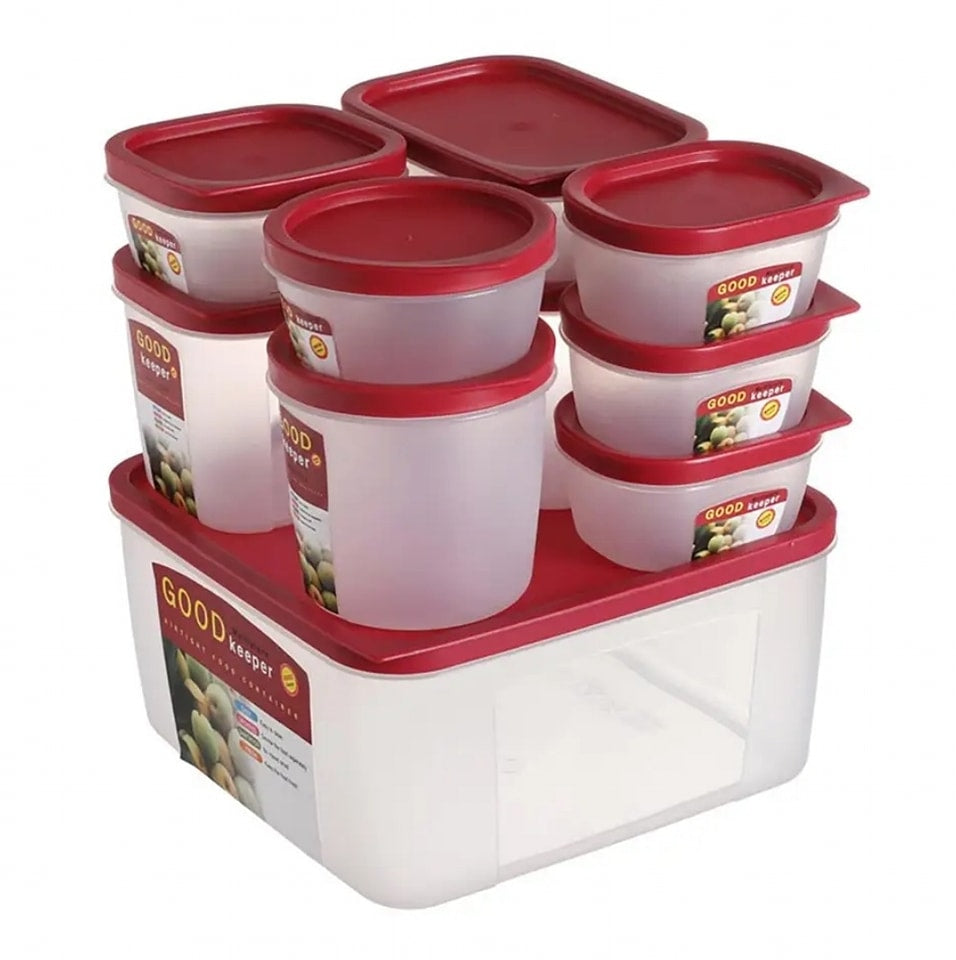 Boîte de rangement de 10 pieces en plastique