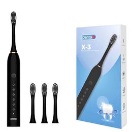 Brosse à Dents électrique Intelligente + 3 Têtes De Brosse