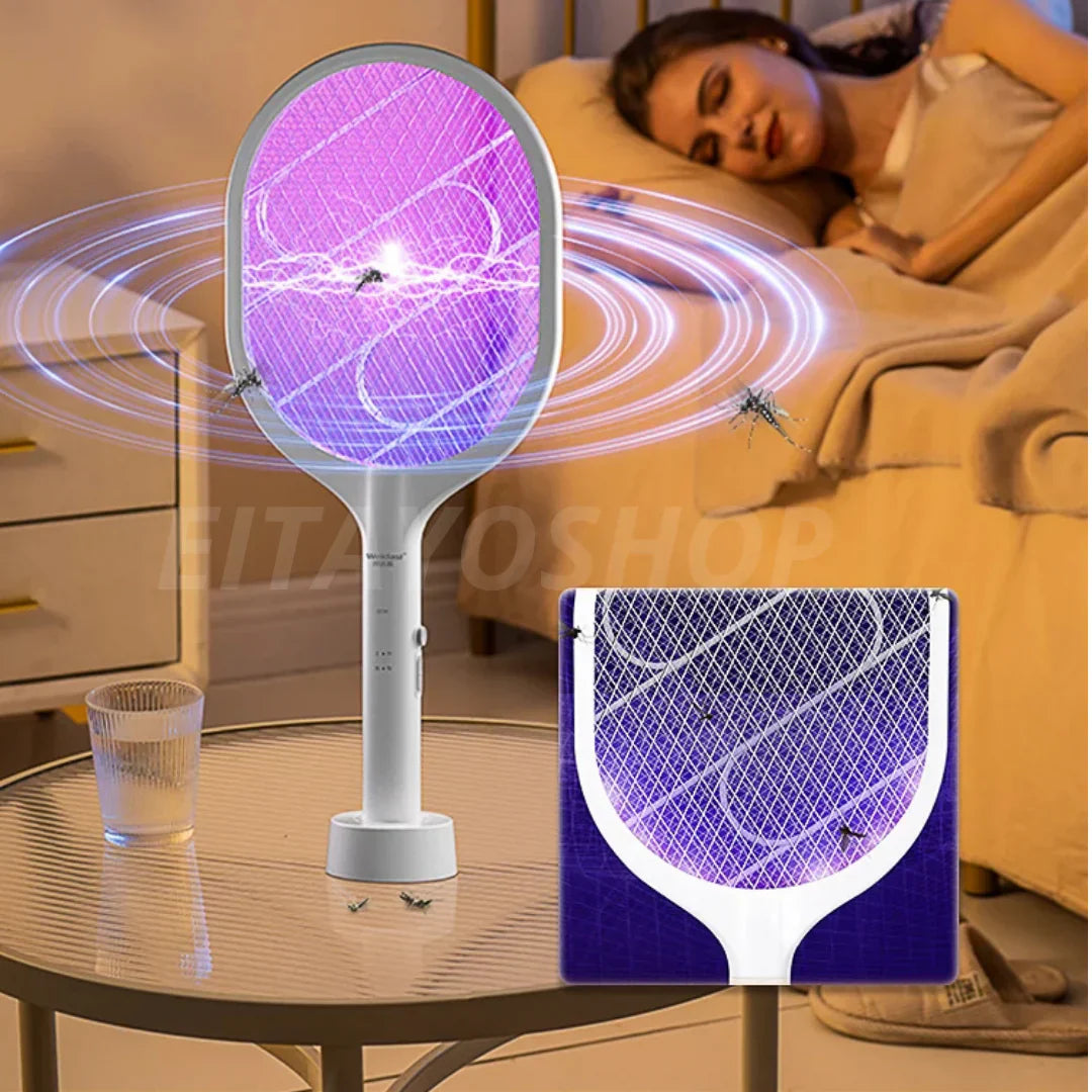 Racket Électrique Anti‑Moustiques
