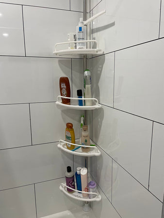 Etagère d'angle de douche