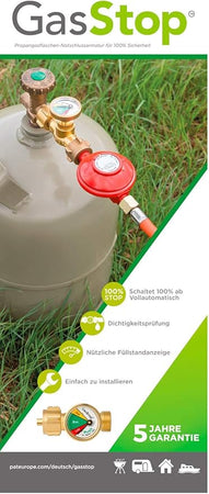 Détendeur intelligent de gaz avec manomètre de sécurité