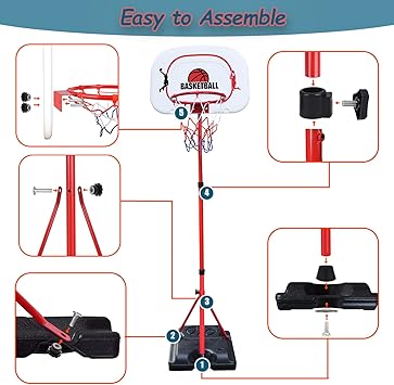 Mini Panier de Basket Réglable pour Enfants