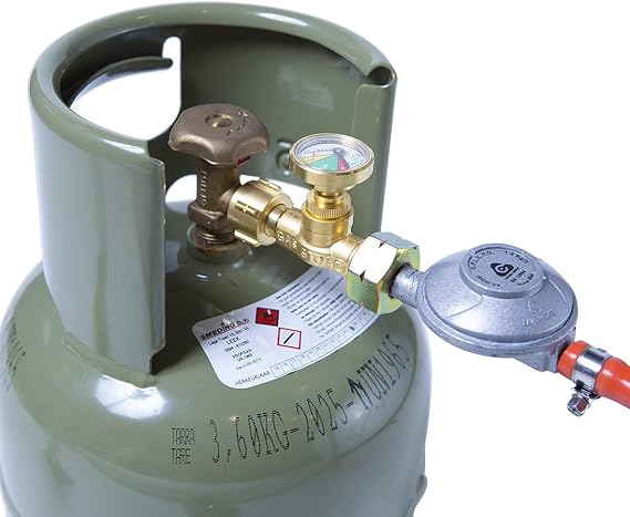 Détendeur intelligent de gaz avec manomètre de sécurité