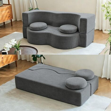 Canapé Lit Convertible modulable Premium 2-en-1