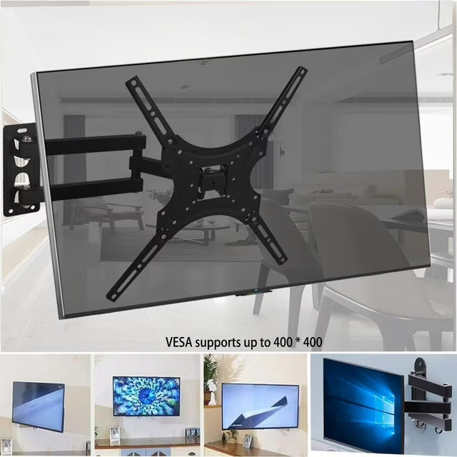 Support TV Mural Rotatif & Orientable 14 à 55 Pouces
