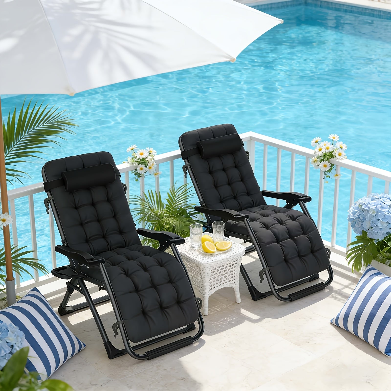 Chaise pliante lit multifonction