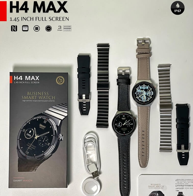 Montre Intelligente H4 MAX - La montre de l'Élégance