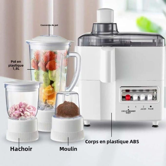 Mixeur et Extracteur de jus 4 en 1