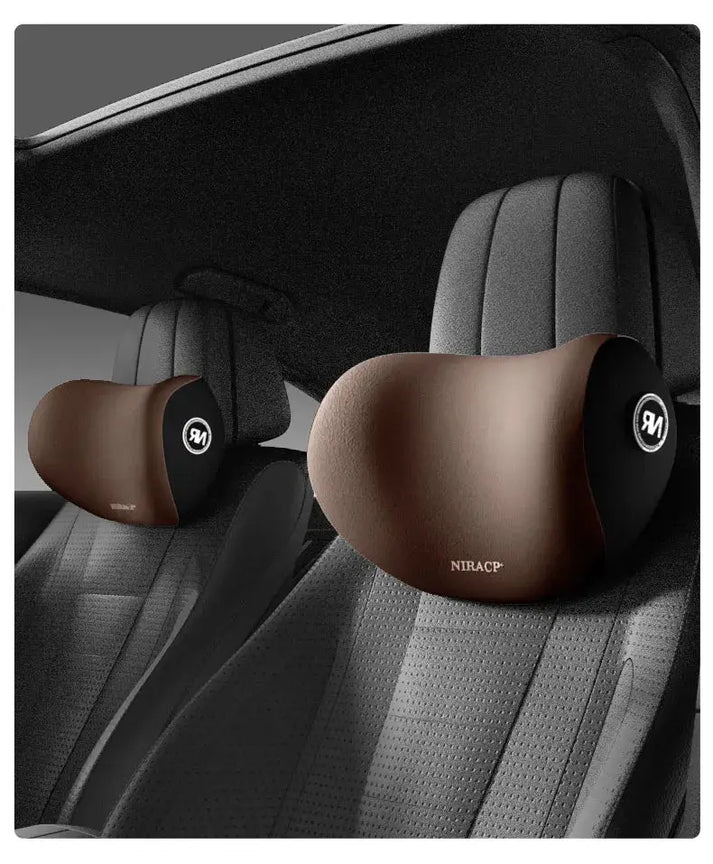 Coussin et Oreiller Lombaire en Mousse à Mémoire de Forme Ergonomique pour Voiture -