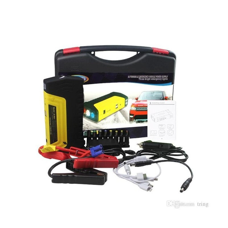 🔋 Booster de Batterie Voiture Multifonction Démarreur De Véhicule + Kit Compresseur
