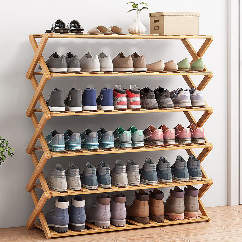Etagère de chaussures en bois