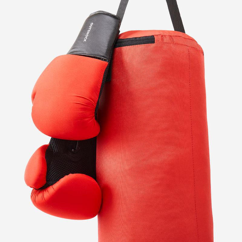 Sac de frappe avec gants de boxe pour enfants