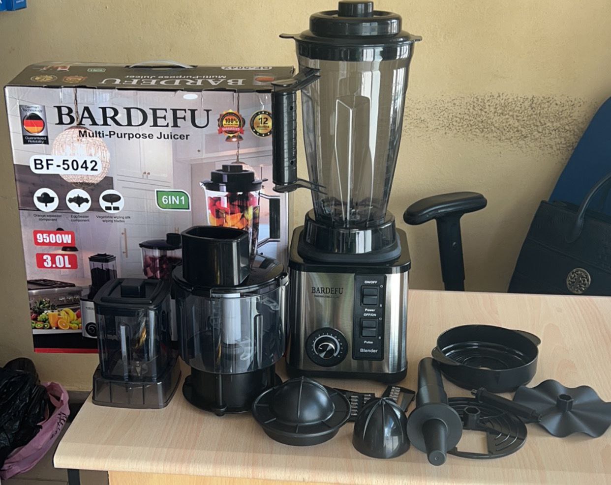 Mixeur Multifonction 6-en-1 BARDEFU