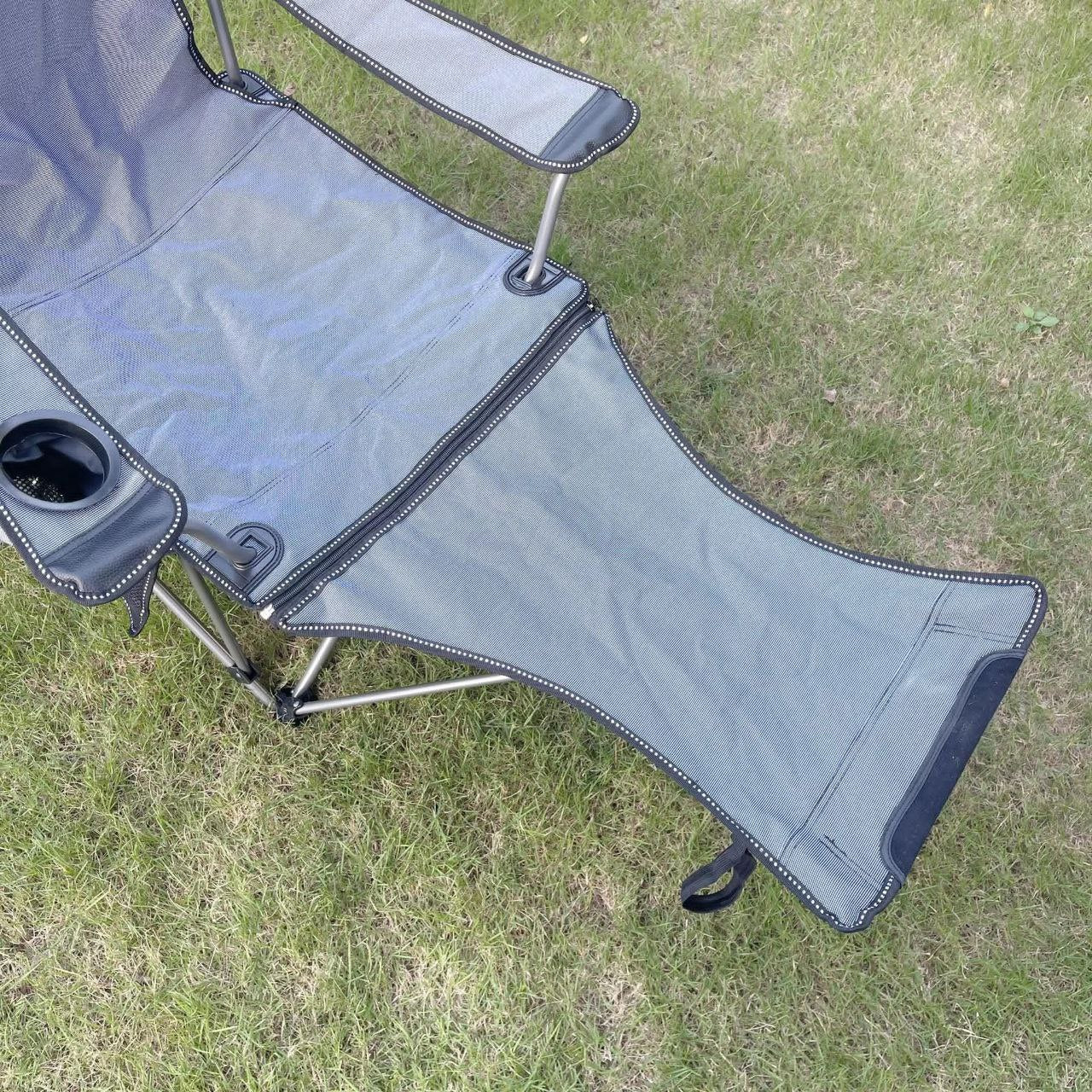 Chaise de camping Pliante avec Repose-Pieds
