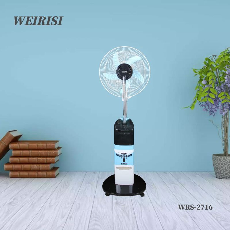 Ventilateur brumisateur rechargeable 18’’ – Le frais intelligent, même sans courant