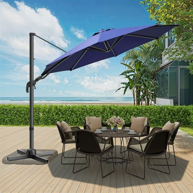 Grand parasol déporté  3x3m