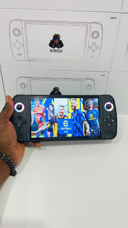 SJGAM M27 — Console Gaming Portable Tout-en-Un | Écran OLED 7" · 20 000+ Jeux · HDMI TV