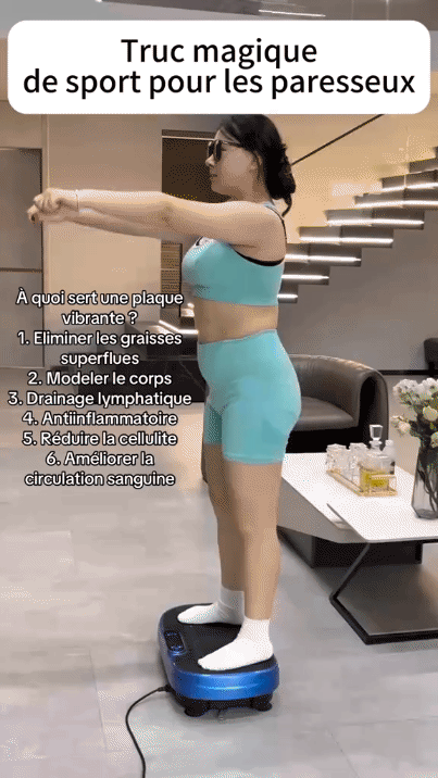 🔥 Plateforme Vibrante B003 – Brûlez les graisses, éliminez la cellulite et tonifiez votre corps depuis chez vous