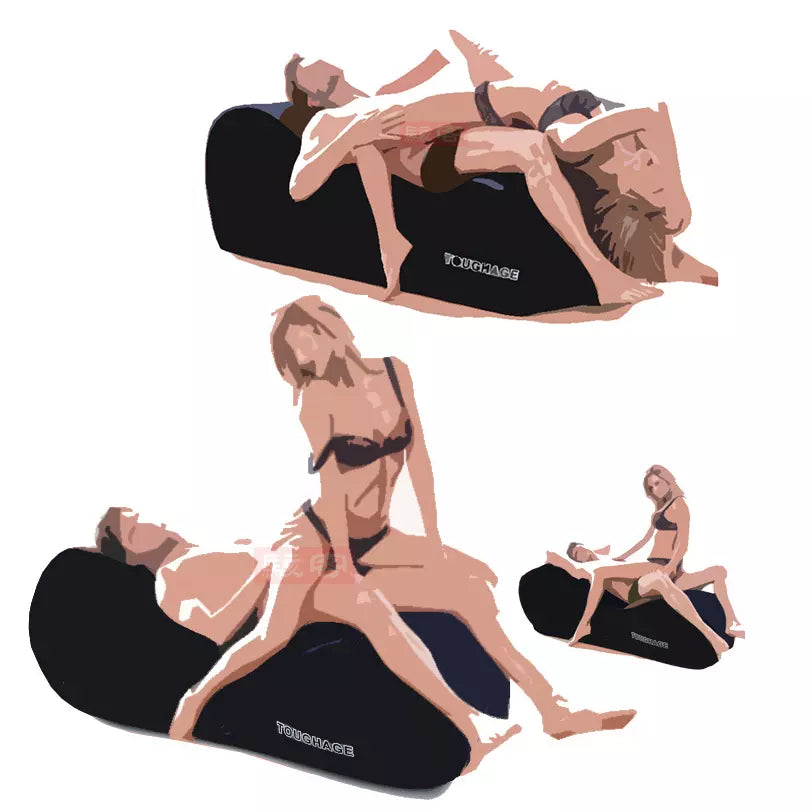 Canapé gonflable en forme de S